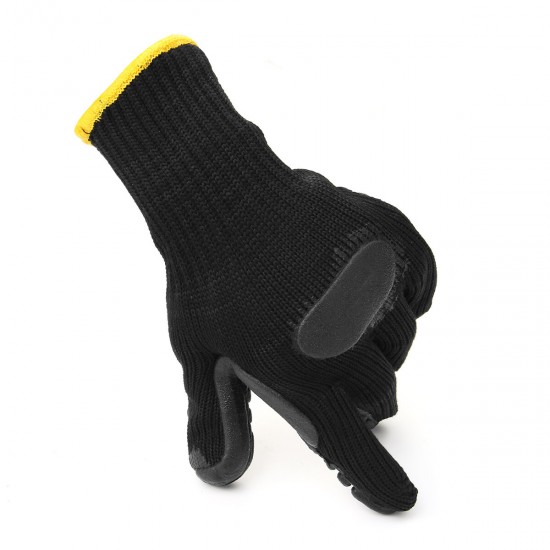Rubber Touch Screen Gloves Anti-slip Shockproof Worker Safe Gloves Thickened Mining Drill Work Tactical Gloves for Women Men
