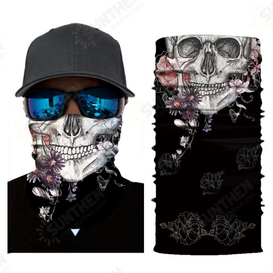 Skull Multifunction Face Scarf Cover Mask,Sun Dust Bandanas,Headscarf UV Protection Neck Gaiter,Sun Protection for Fishing Motorcycling Running Clibming Skull Multifunction Face Scarf Cover Mask,Sun Dust Bandanas,Headscarf UV Protection Neck Gaiter,Sun Protection for Fishing Motorcycling Running Clibming