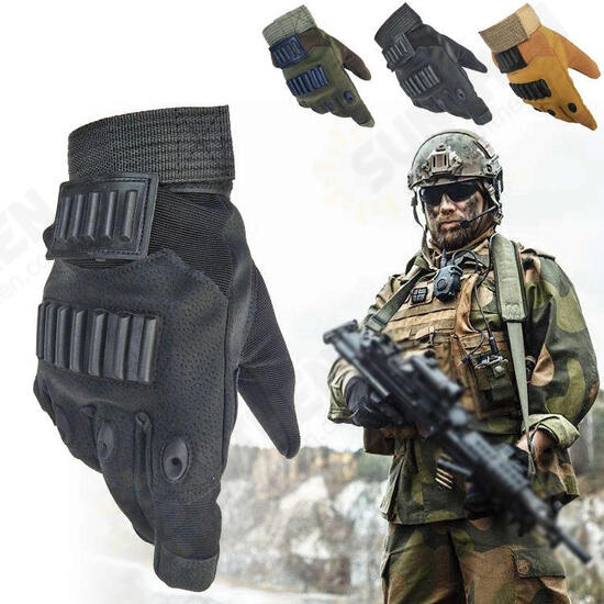 Tactical Full Finger Glove Outdoor Hunting Sport Cycling Slip Resistant Gloves