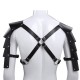 Tactical Leather Vest Adjustable Body Chest Harness Men Outdoor Hunting Belt Shoulder Tights With Buckles