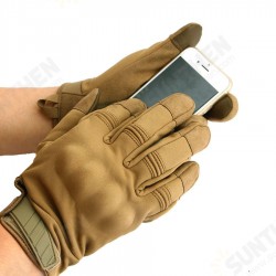 Full Finger Tactical Gloves Touch Screen Slip Resistant Glove For Cycling Camping Hunting Full Finger Tactical Gloves Touch Screen Slip Resistant Glove For Cycling Camping Hunting