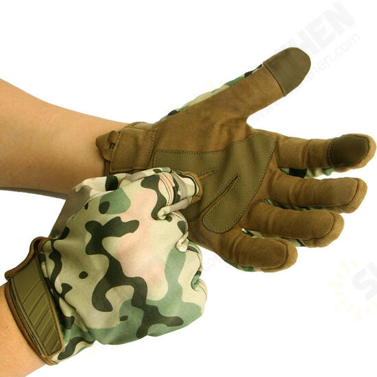 Full Finger Tactical Gloves Touch Screen Slip Resistant Glove For Cycling Camping Hunting