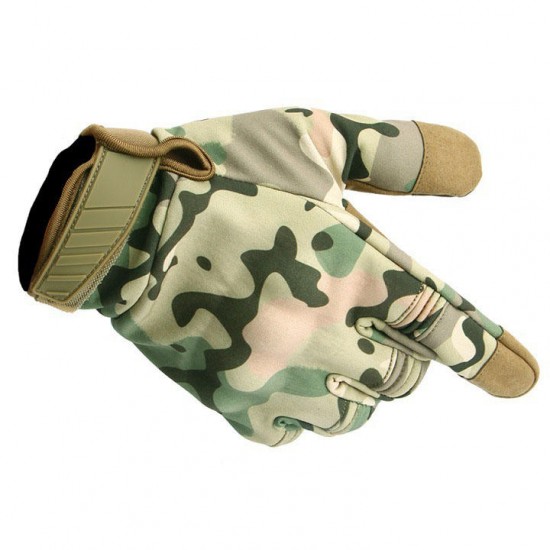 Full Finger Tactical Gloves Touch Screen Slip Resistant Glove For Cycling Camping Hunting