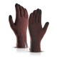 Winter Knitted Wool Touch Screen Gloves Men Warm Short Plush Lining Full Finger Sport Cycling Gloves