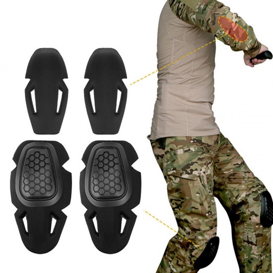 G4 Elbow Knee Pads Non-slip Impact Resistant Outdoor Hunting Sports Protective Safety Gear