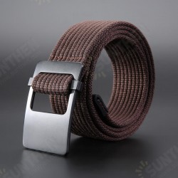120cm Adjustable Canvas Tactical Belt Leisure Waist Belts with Zinc Alloy Buckle 120cm Adjustable Canvas Tactical Belt Leisure Waist Belts with Zinc Alloy Buckle