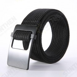 120cm Adjustable Canvas Tactical Belt Leisure Waist Belts with Zinc Alloy Buckle 120cm Adjustable Canvas Tactical Belt Leisure Waist Belts with Zinc Alloy Buckle
