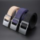 120cm Adjustable Canvas Tactical Belt Leisure Waist Belts with Zinc Alloy Buckle