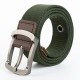 130cm Tactical Belt Men's Pin Buckle Belt Canvas Woven Leisure Students Waistband