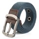 130cm Tactical Belt Men's Pin Buckle Belt Canvas Woven Leisure Students Waistband