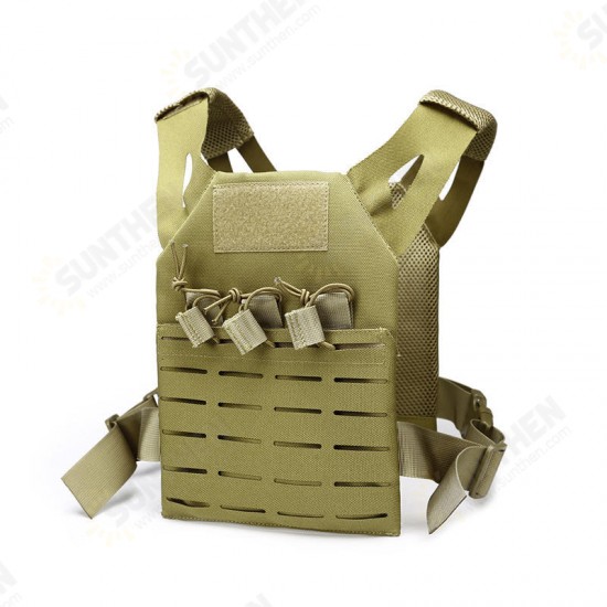 Children Tactical Vest Amphibious Forces Molle Vest Outdoor Hunting Fishing Training Waistcoat