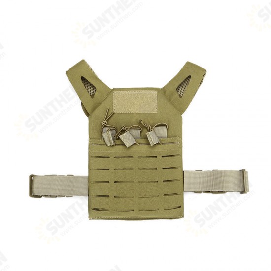 Children Tactical Vest Amphibious Forces Molle Vest Outdoor Hunting Fishing Training Waistcoat