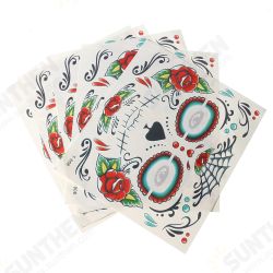 10 Pcs Face Cosmetic Waterproof Tattoo Stickers To Creat Hollow Design 10 Pcs Face Cosmetic Waterproof Tattoo Stickers To Creat Hollow Design