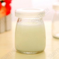 100ML Yogurt Milk Glass Bottle Pudding Cup High Temperature Resistant 100ML Yogurt Milk Glass Bottle Pudding Cup High Temperature Resistant