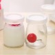 100ML Yogurt Milk Glass Bottle Pudding Cup High Temperature Resistant