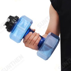 2.2L Large Dumbbell Shape Water Cup Kettle Portable Sport Gym Fitness Bottle 2.2L Large Dumbbell Shape Water Cup Kettle Portable Sport Gym Fitness Bottle