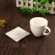 3 Pattern Marble Ceramic Texture Drink Coffee Tea Cup Mat Anti-Slip Cup Mat