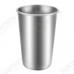 304 Stainless Steel Cup Mug Single Layer Cup Drink Cup Milk Cup 500ml Home Kitchen Drinkware Water Cup 304 Stainless Steel Cup Mug Single Layer Cup Drink Cup Milk Cup 500ml Home Kitchen Drinkware Water Cup