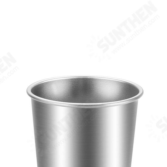 304 Stainless Steel Cup Mug Single Layer Cup Drink Cup Milk Cup 500ml Home Kitchen Drinkware Water Cup