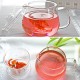 500ML Heat-resistant Glass Filter Three-piece Vertical Flower Teapot