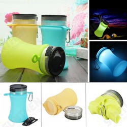 550ml Collapsible Silicone Waterproof Sport Water Bottle With Solar Energy Charge LED Camping Latern 550ml Collapsible Silicone Waterproof Sport Water Bottle With Solar Energy Charge LED Camping Latern