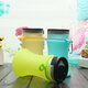 550ml Collapsible Silicone Waterproof Sport Water Bottle With Solar Energy Charge LED Camping Latern