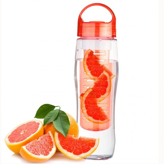 700ML Sports Plastic Fruit Infuser Water Bottle Cup BPA Filter Juice Maker