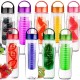 700ML Sports Plastic Fruit Infuser Water Bottle Cup BPA Filter Juice Maker