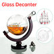 850ml Glass Decanter Globe Liquor Gifts Whiskey Bottle Large Capacity Bottle Spirits