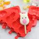 Creative Silicone Ice Cream Mold Ice Lolly Mold Rod Ice Mold Red Food Grade