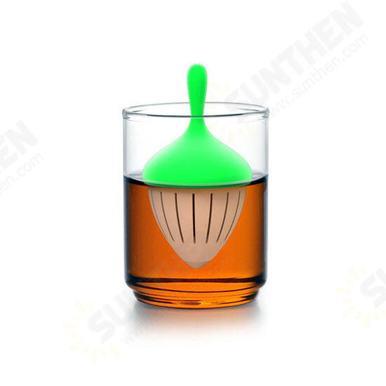 Stainless Steel & Silicone Material Tea Filter Smart Gift Travel-friendly Tea Brewer Tea Filter