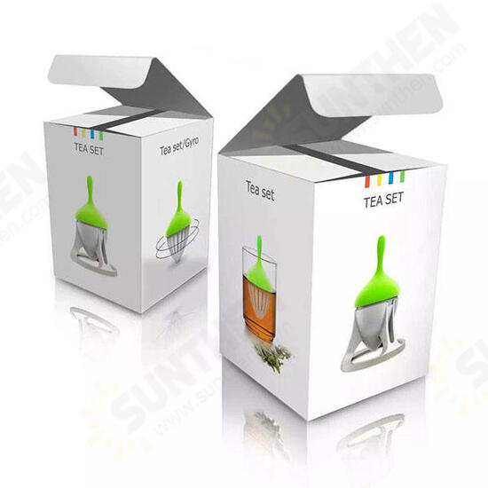 Stainless Steel & Silicone Material Tea Filter Smart Gift Travel-friendly Tea Brewer Tea Filter