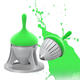 Stainless Steel & Silicone Material Tea Filter Smart Gift Travel-friendly Tea Brewer Tea Filter