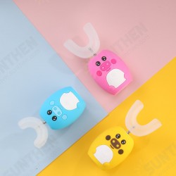 2-12 Years Old Ultrasonic Children U-shaped Electric Toothbrush Intelligent Charging Waterproof Toothbrush 2-12 Years Old Ultrasonic Children U-shaped Electric Toothbrush Intelligent Charging Waterproof Toothbrush