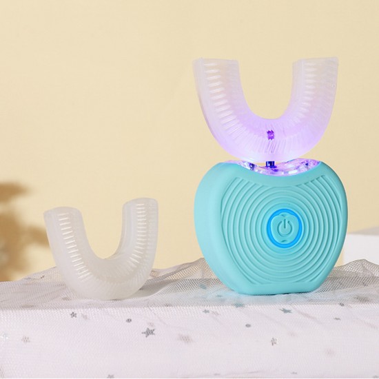 U-type Automatic Electric Toothbrush 360° Teeth Whitening Cleaning Waterproof Toothbrush