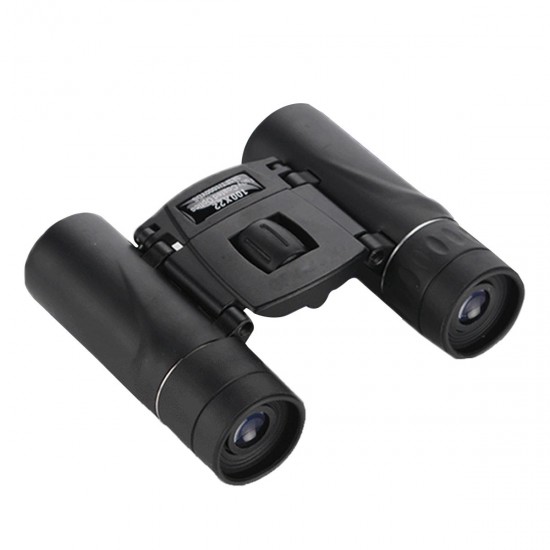100x22 Mini HD Binoculars Folding Compact BAK4 Telescope High Powered Night Vision Binoculars