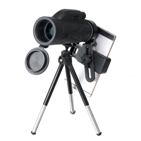 200X70 HD Monocular Universal Optical Telescope Waterproof Low Night Vision with Tripod Phone Clip
