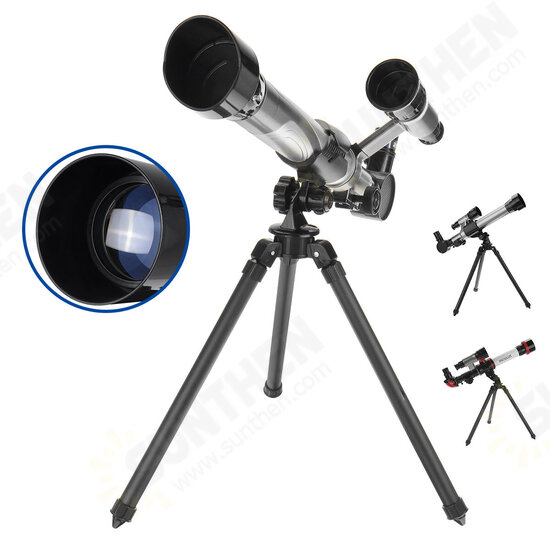 30-40X Astronomical Telescope HD Refraction Optical Monoculars for Adult Kids Beginners with Tripod