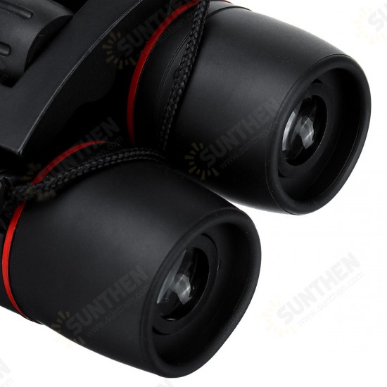 30x60 Mini Folding Binoculars Portable Camping Travel Telescope With Low Light Night Vision