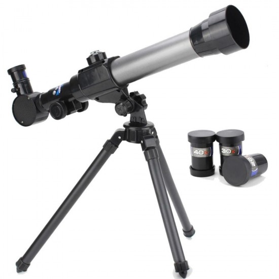 40X Children Astronomical Telescope Space Monocular With Portable Tripod Spotting Scope Outdoor Telescope For Kids Gift Toys