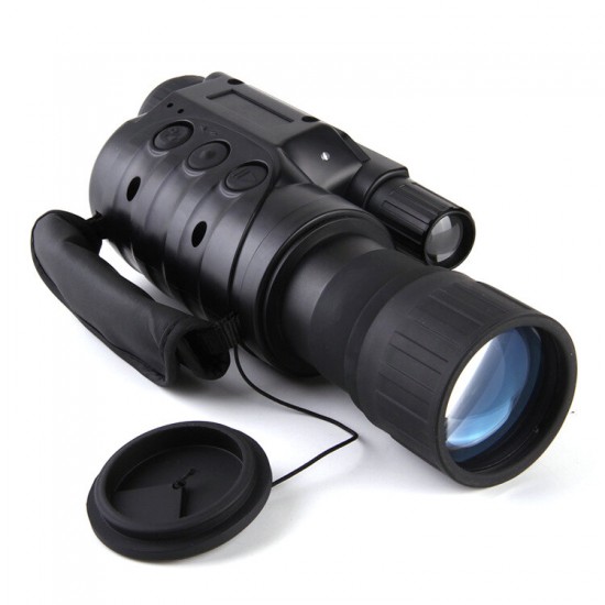 6x50 Outdoor Digital Night Vision Telescope Infrared Ray HD Clear Vision Monocular Device Optic Lens Eyepiece Photography Recording With Video Output