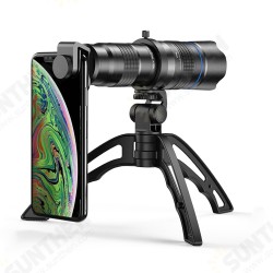 HD 20-40X Telescope Zoom Lens Monocular Phone Camera Lens with Tripod & Storage Bag HD 20-40X Telescope Zoom Lens Monocular Phone Camera Lens with Tripod & Storage Bag