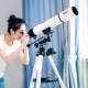 XA90 Professional Refractive Astronomical Telescope 90mm Aperture Fully-Coated Glass German Equatorial Telescope