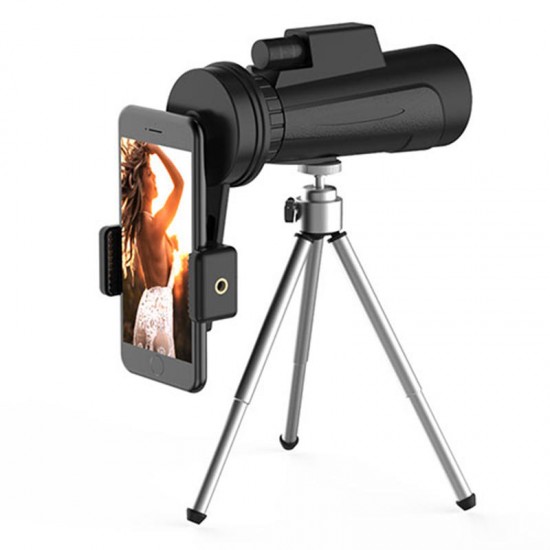 12X50 Monocular HD Full Optic BAK4 Lens Day Night Vision Waterproof Telescope+Phone Holder+Tripod