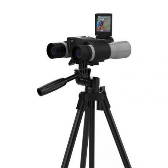 12x32 Digital Telescope 2.0 HD Screen Binocular 270° Rotating Digital Camera Photo Video-recording For Camping Travel