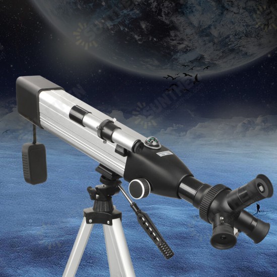 166X HD Professional Astronomical Telescope Monocular Super Zoom for Space Heavenly Body Observation with Tripod Phone Holder