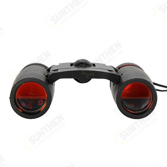 30x60 Folding Binocular HD Red Coated Film Lens Telescope Low Light Level Night Vision 126M/1000M