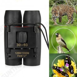 30x60 Folding Binocular HD Red Coated Film Lens Telescope Low Light Level Night Vision 126M/1000M 30x60 Folding Binocular HD Red Coated Film Lens Telescope Low Light Level Night Vision 126M/1000M