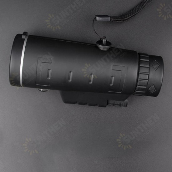 40X60 Upgraded Outdoor Monocular With Compass HD Optic Low Light Level Night Vision Telescope Camping Travel