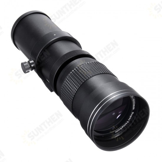 420-800mm F/8.3-16 Super Telephoto Lens Manual Zoom Lens + T-Mount For Nikon For Sony For Pentax SLR Camera